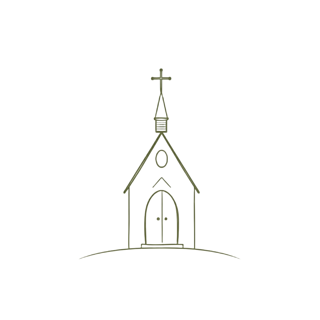 Church with cross